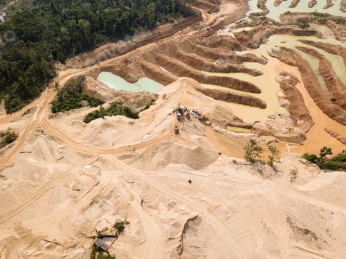 Preview: Aerial Images Over Deforestation Due To Illegal Gold Mining.