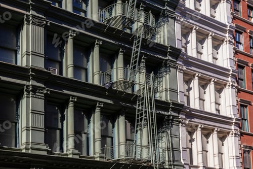 Preview: Cast Iron Building Facades In Soho, New York City, Usa