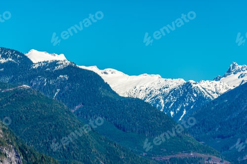 Preview: View At Mountains In British Columbia, Canada.