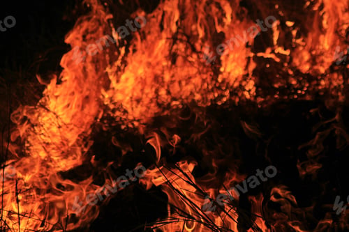 Preview: Flame And Fire Background - Colors Of Burning Heat - Iconic Tool Of Man'S Survival