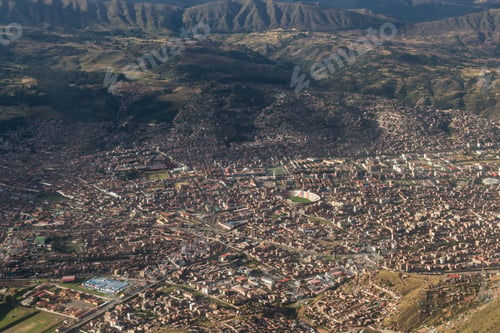 Preview: Peru - May 11 : Aerial View Of The City Of Cusco Peru. May 11 2016, Peru.