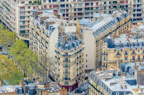 Preview: Aerial View Cityscape Of Paris In France