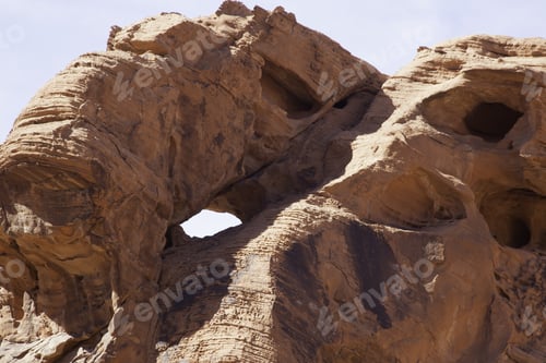 Preview: Landscape With Weathered Mountains From Southern Utah For Background Or Texture
