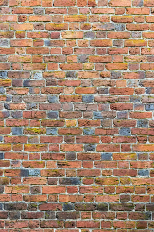 Rustic Red Brick Wall Texture Background