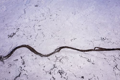 Preview: Aerial View Of Buachaille Etive Mor And Rannoch Moor In Winter In The Argyll Region Of The