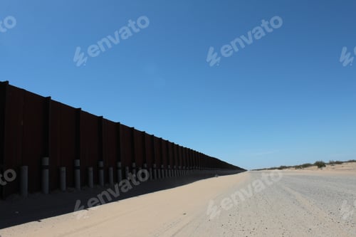 Preview: Landing-Mat Fencing Along The Us Mexico Border In Yuma Sector Arizona 1635