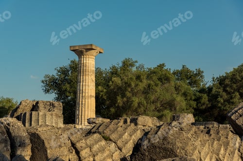 Preview: Ruins Of The Ancient Temple Of Zeus, Olympia, Greece