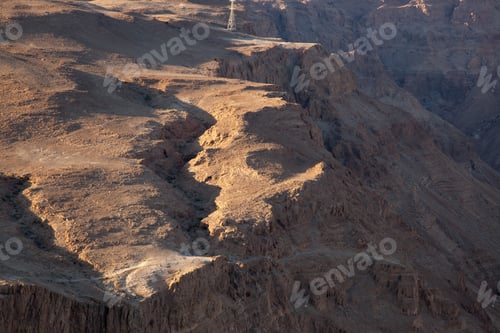 Preview: Rough Landscape From Masada Israel