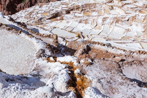 Preview: Salt Ponds In Maras Peru Covering A Hillside With Rich Minerals And A Economy Boost For The Country