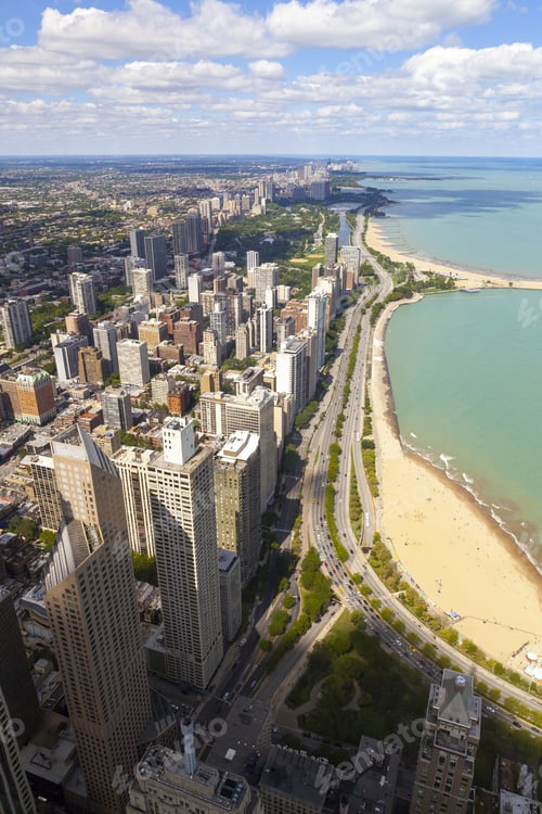 Preview: Chicago Downtown Aerial View
