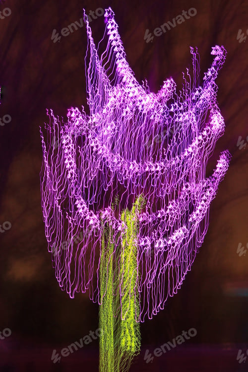 Preview: Christmas Lights In Abstract Art - Beauty Of Color And Stir Of Imagination - Soft Colors Of