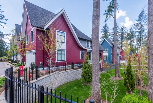 Preview: Beautiful Exterior Of Newly Built Luxury Home.