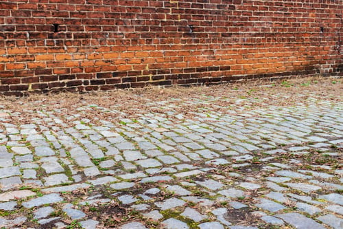 Preview: Cobblestone Alleyway And Brick Wall