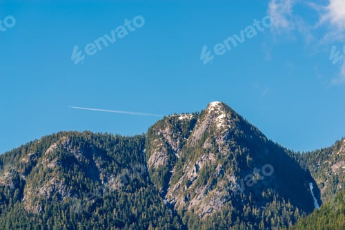 Preview: Aerial View At Mountains In Winter In British Columbia, Canada