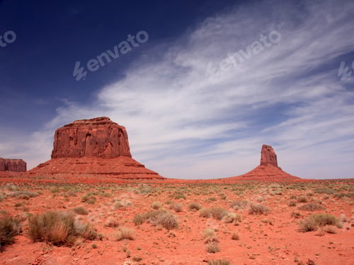 Preview: Desert And The Red Rocks Of The Navajo National Monument Valley, Arizona