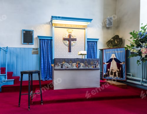 Preview: Edinburgh Scotland - September 13 2019: Inside The Canongate Kirk, The Kirk Of Holyroodhouse And