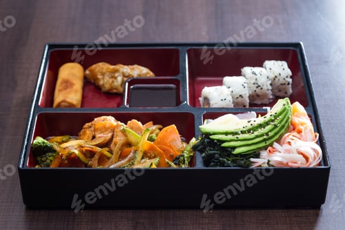 Preview: Delicious Meal Prepared And Presented Restaurant Style With Fresh Ingredients Pre Served As A On