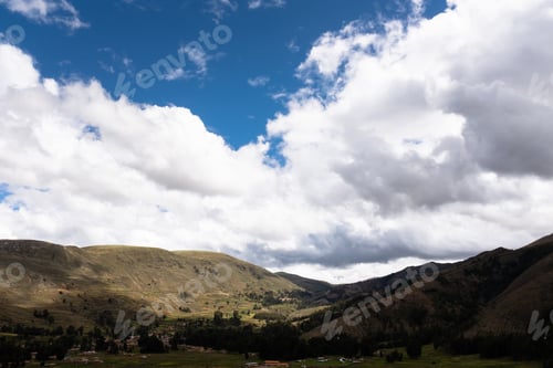 Vorschau: Anden. Landschaft aus Peru, Hügel.