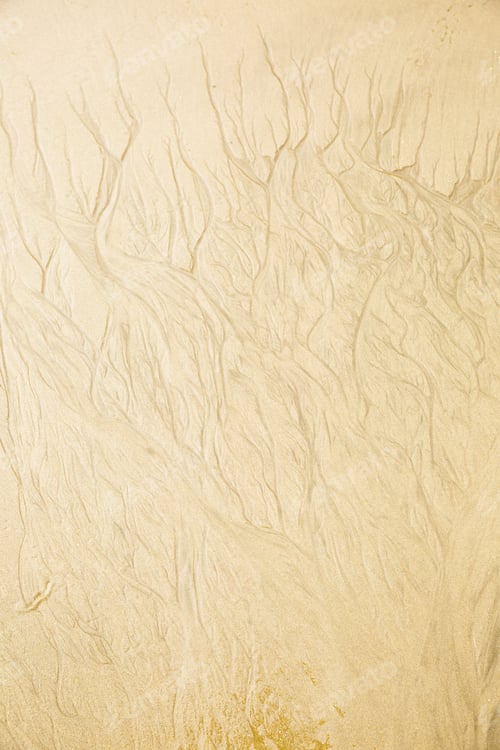 Preview: Image Of Sand In Beach. Texture In The Ground Caused By Water And Wind.