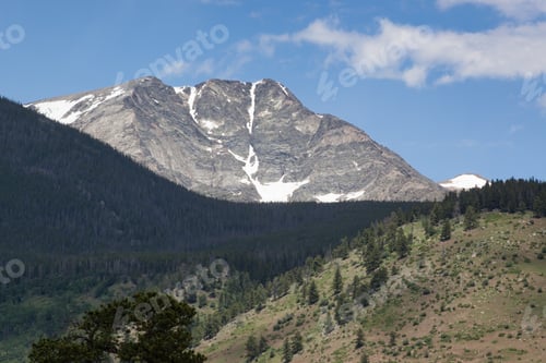 Preview: Mountains With Snow Against The Sky