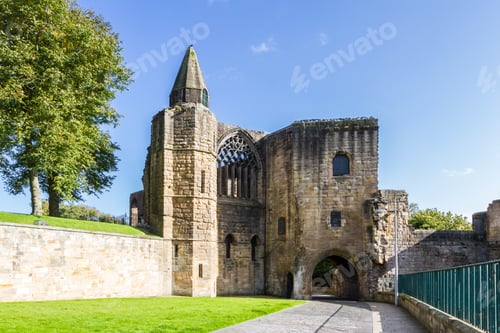 Preview: Dunfermline Scotland - September 15 2019: Dunfermline Palace Ruins Of A Former Scottish Royal