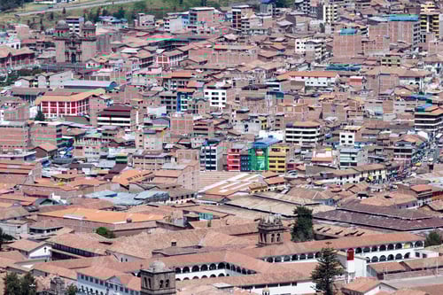 Preview: Cusco, Peru - May 14 : View Of The City Of Cusco From The Ancient Site Of Saqsaywaman. May 14 2016