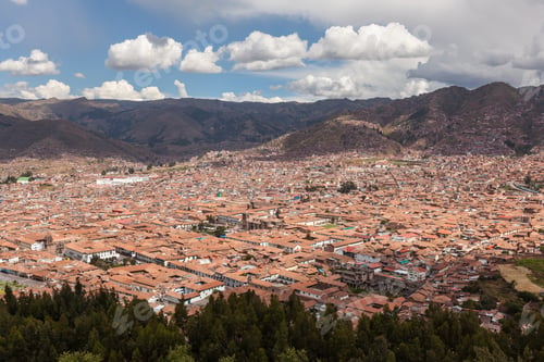 Preview: Cusco, Peru - May 14 : View Of The City Of Cusco From The Ancient Site Of Saqsaywaman. May 14 2016
