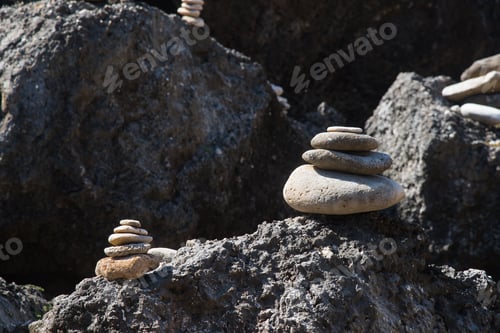 Preview: Zen Balanced Rocks At Stone Garden In Shete Boka National Park