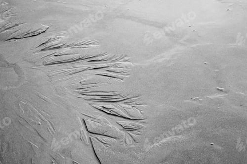 Preview: Abstraction In The Sand At The Ocean