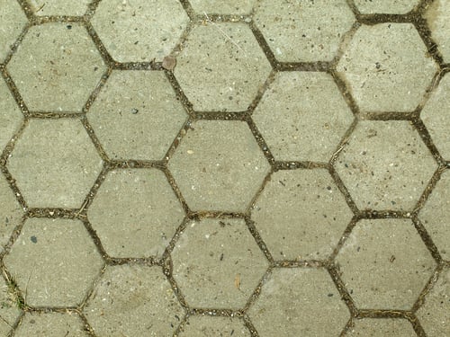 Preview: Texture Of Hexagon Cement Tiles.