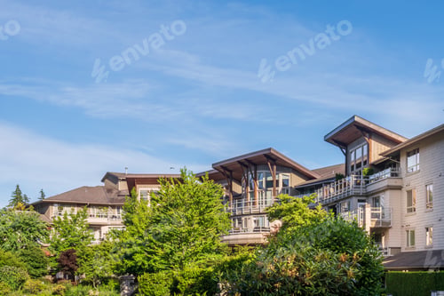 Preview: Modern Apartment Buildings In Vancouver, British Columbia, Canada.
