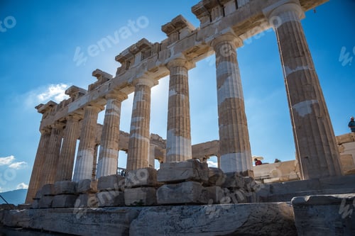 Preview: Ruins Of Ancient Parthenon On The Acropolis In Athens, Greece