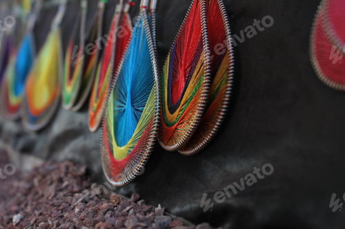 Preview: A Set Of Threaded Tear Drop Earrings 9428