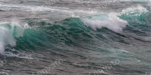 Preview: Close Up Shot Of A Crashing Wave As A Background