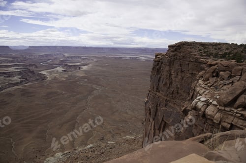 Preview: Dry Desert Landscape For Background Or Texture, From Southern Utah