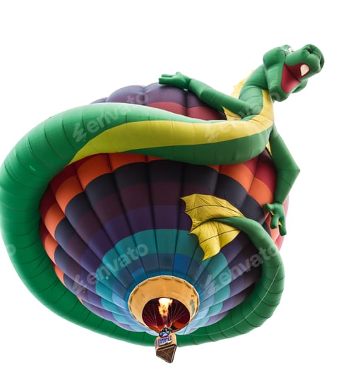 Preview: Albuquerque New Mexico - October 8 : Fun Dragon Ballon At The Special Shape Competition At The