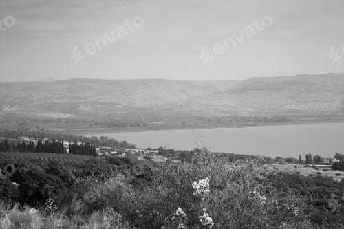 Preview: Sea Of Galilee In Black And White