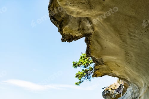 Preview: Malaspina Rock Gallery Section View, Gabriola Island, Bc, Canada.