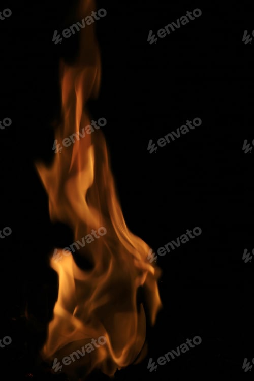 Preview: Fire And Flame Background - Colorful Abstract Art - Hot Heat