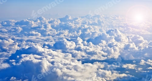 Preview: Blue Clouds And Sky Aerial Perspective Horizon