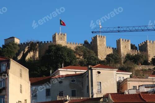 Preview: Sunset On A Castle In Lisbon