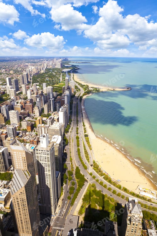 Preview: Chicago Lake Shore Drive Aerial View