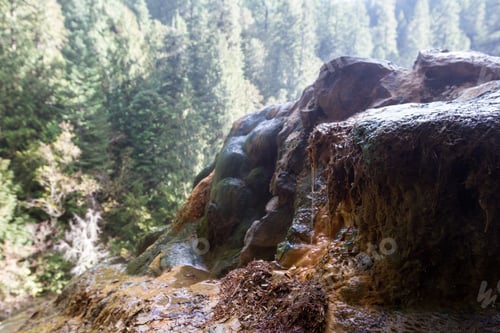 Preview: Relaxing Hot Mineral Pools Surrounded By Forest In The Mountains Of Oregon Known As The Umpqua Or