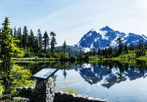 Preview: Wonderful Mid Summer Day At Mt Baker, Wa, Usa 2.