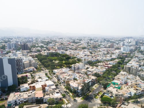 Preview: Aerial Images Of Miraflores District In Lima Peru.