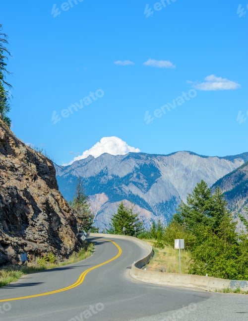 Preview: Rocky Mountains Near Lillooet, Whistler, Vancouver, Canada.