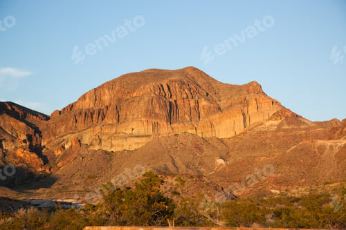 Preview: Desert Sunrise With Mountains
