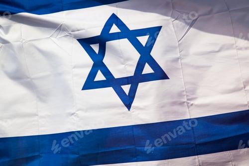 Preview: Israeli Flag Flying In The Breeze