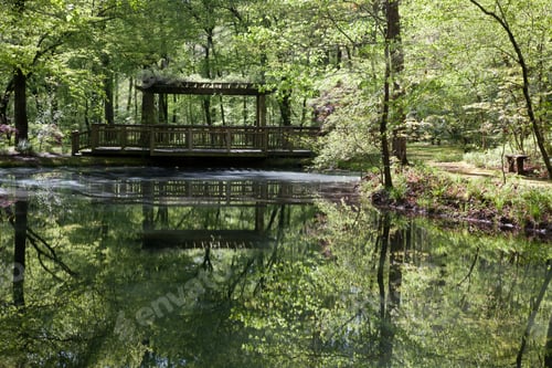 Preview: Dock Reflected In A Quiet Lake