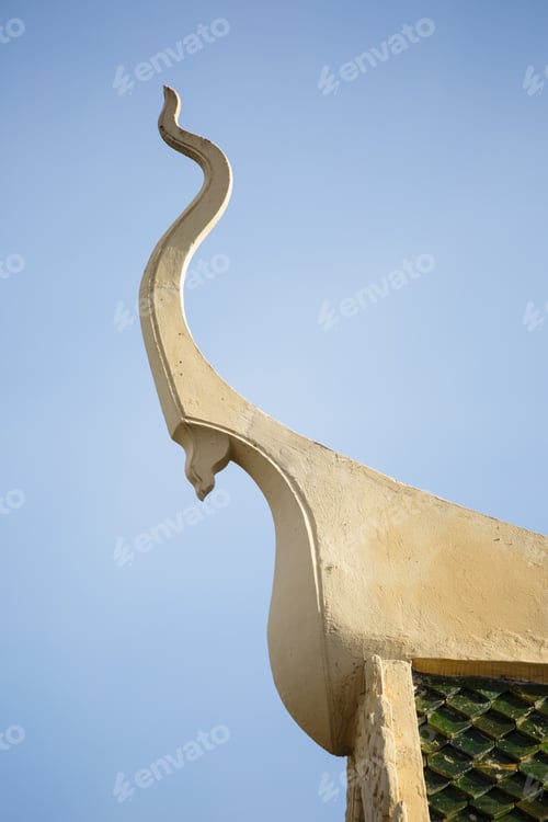 Preview: Image Of Decoration Of Roof. Pagoda Architecture Detail. Asian Building.